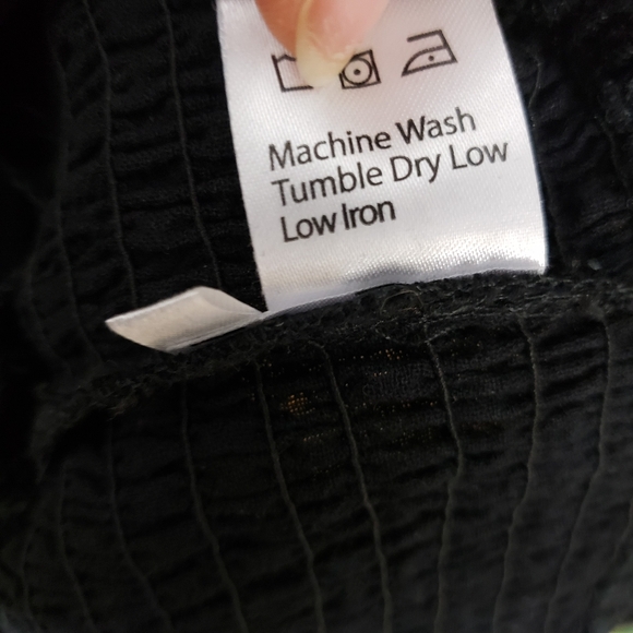 Wide Leg Cotton Linen Blend Palazo Pants - Picture 9 of 9